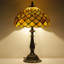 Lampe de table en verre teinté Tiffany
