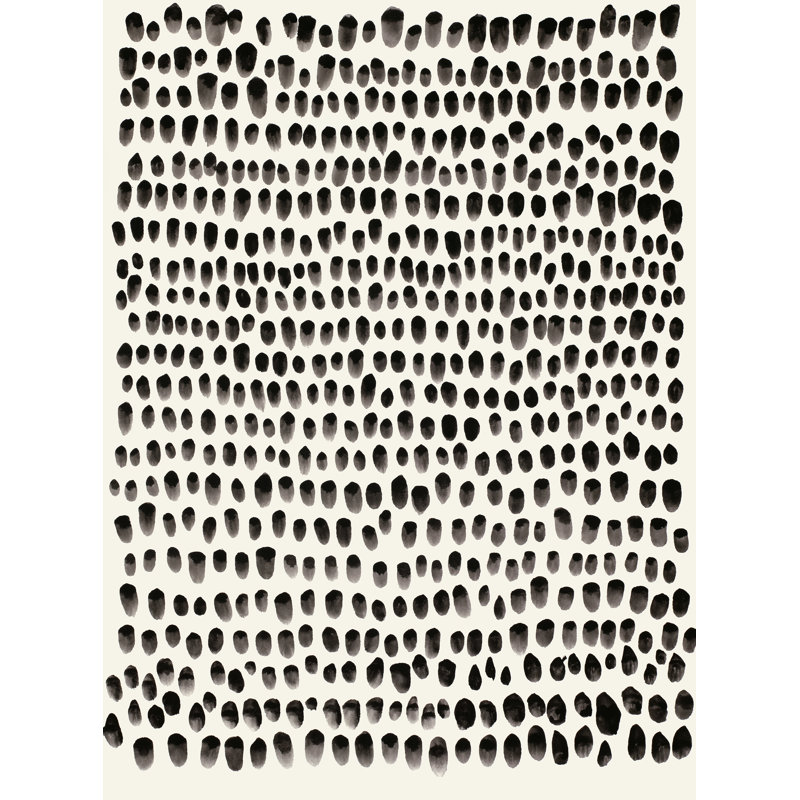 Pointilism Print by Barclay Butera, 54" H x 40" W, Outdoor