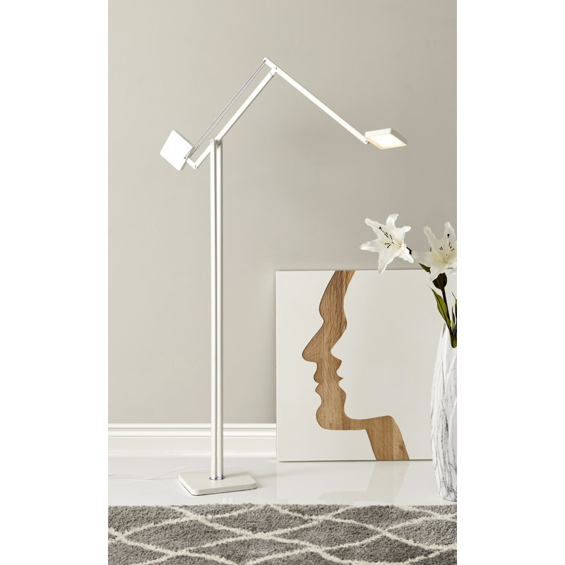 Cooper 69'' LED Task Floor Lamp, Matte White