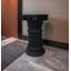 Solid Black Roman Column Floor Ornament