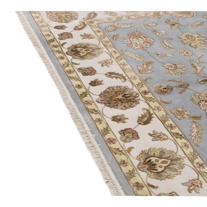 Handmade Silk and Wool Oriental Area Rug