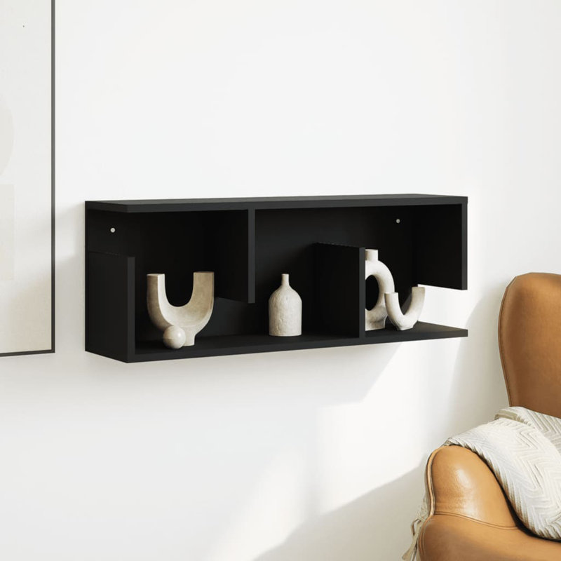 Rewan Bracket Shelf, Black