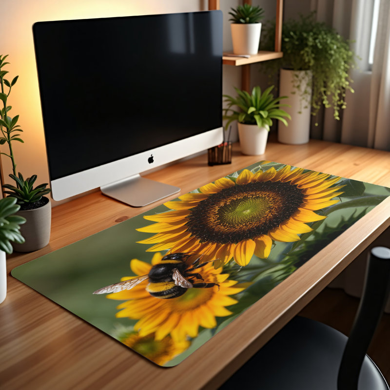 Polyester Desk Pad, 14.4x12.1