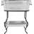 28.5” Stainless Steel Large Beverage Tub with Stand and Drip Pan Tray - Holds Over 25 Bottles/Cans
