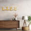 «Living Is not Easy», décoration murale en métal, lettre fendue, cadeau unique, décoration murale-94208264-94208265