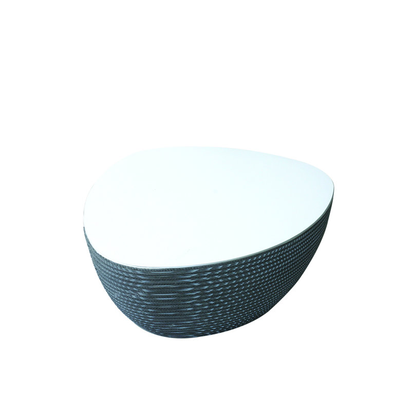 Table basse Heskett, Gris