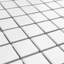 Metro 1" Square Matte White 10-3/4" x 11-3/4" Porcelain Mosaic Tile