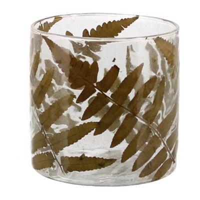 Petit porte-votive en verre