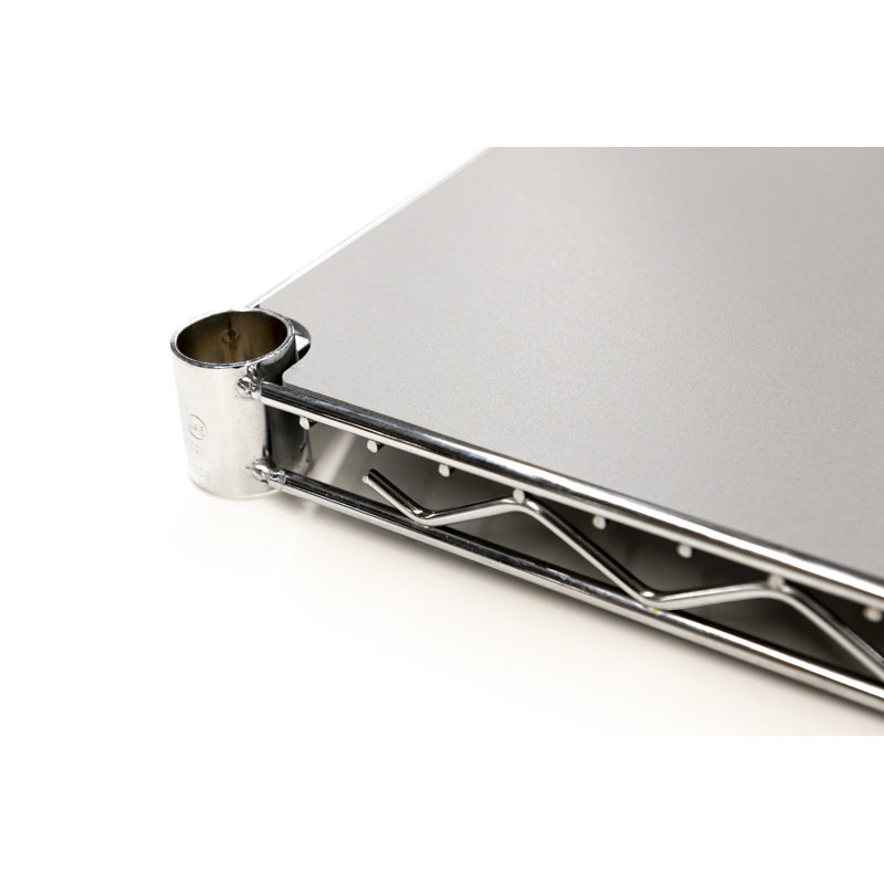 Doublure de tablette en PVC, Gris, H 0,13 po x l 35 po x P 11,25 po