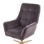 Jadyn Upholstered Swivel With Footstool Lounge Chair-443654960