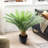 28" Artificial Sago Cycas Palm Tree Tropical Plant in Black Pot