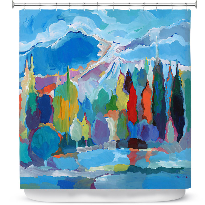 Rideau de douche simple colorado