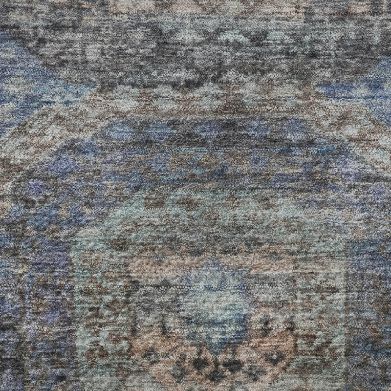 Premium Machine Washable Mayfield AMF1944 Panels Rug, Rectangle 3' x 5'
