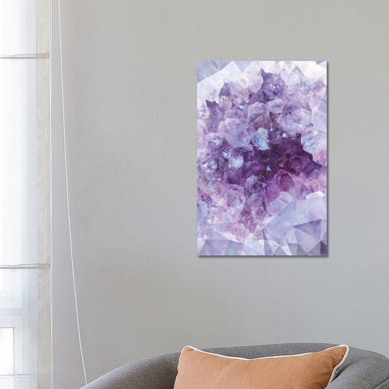 Crystal Gemstone by Emanuela Carratoni - Wrapped Canvas Print, 66.04 cm H x 45.72 cm W x 3.175 cm D