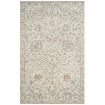 Wahcheechee Handmade Tufted Wool Grey Rug