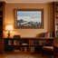 Cadre mural vintage orné de vagues et de bois flotté – Cadre doré décoratif pour œuvres d'art.-741156634