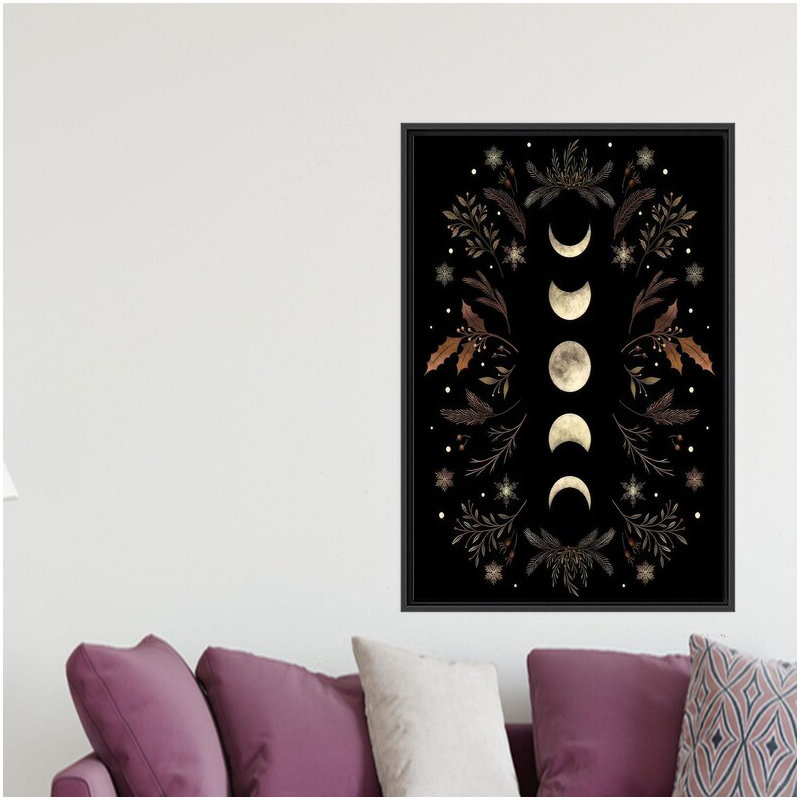 Print on Canvas, Black Floater Framed, 20 cm H x 30 cm W