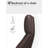 Leather Office Chair with Aluminum Alloy Base and Fixed Armrests