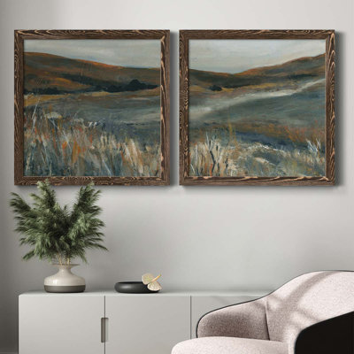" Copper Dusk I " 2 - Pieces Painting Print