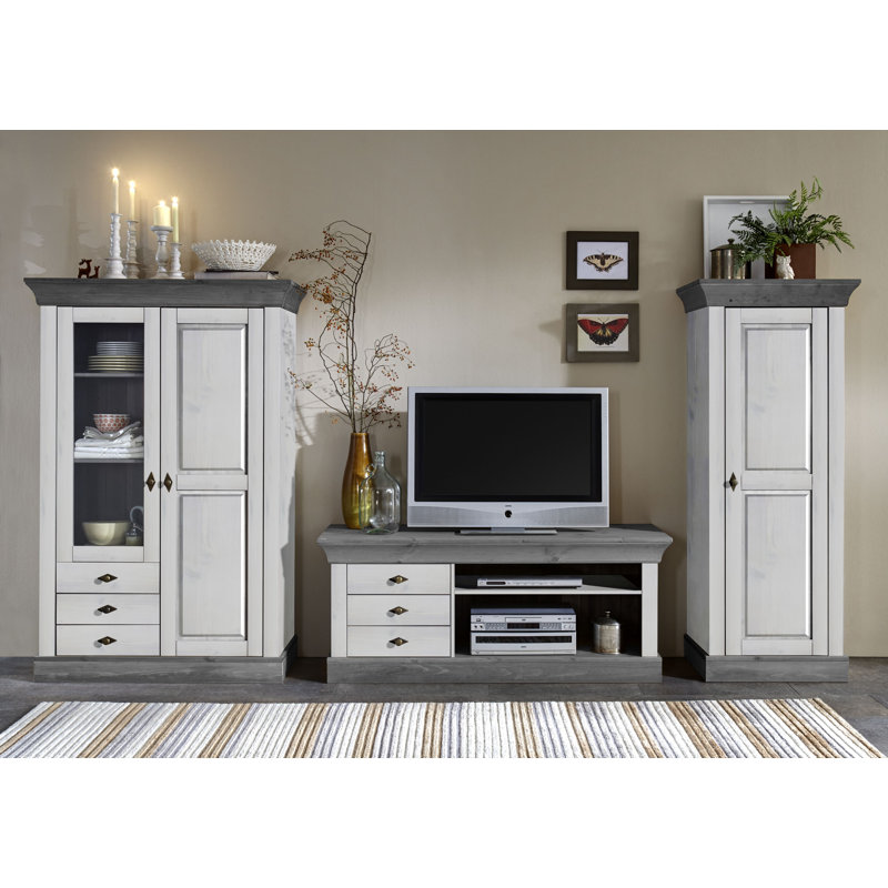 Hojanovice 65.3cm Sideboard, White/Grey