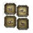 4-Piece Hand painted Duck Plate Set