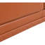 Cuir avec structure en bois dur séché au four et mousse, pieds en acier inoxydable, bois massif, teinte chameau Dans le cuir: bois franc, blocs renforcés