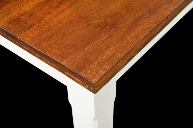 Lesley Acacia Solid Wood Dining Table, 30" H x 36" W x 60" D