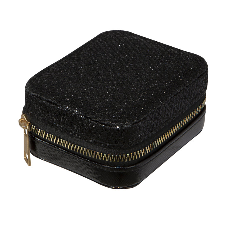 Mini boîte à bijoux Sequin, Noir