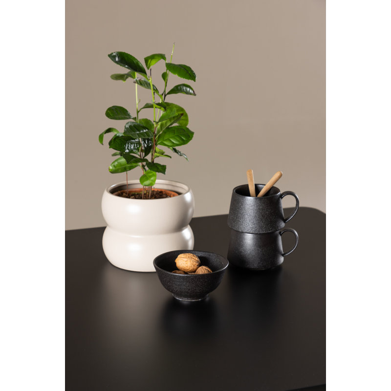 Walters 2 - Person Dining Set, Black, Black