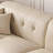 Minimalist Cream Upholstered Sofa