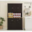 Armoire de rangement Kitchen Pantry - comptoir pour micro-ondes + 6 portes + 1 tiroir, tablettes réglables