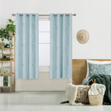 Geometric Blackout Thermal Curtain Pair