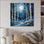 Birch Woods Mystic Moonlight I - reproduction sur toile-1169000272-1169000264