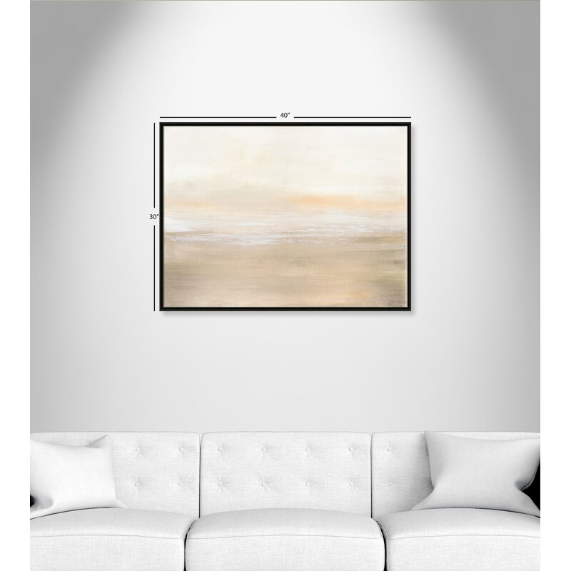 Birch Lane™ Morning Calm Framed On Canvas Painting & Reviews | Wayfair