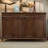 Walnut Solid Wood Shoe Storage Bench-579606334