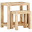 Tables gigognes en verre Ninad