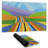 Mountain road multicolored - 14.00"x24.25" Desk mat