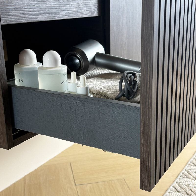 Armoire de salle de bain flottante et luxueuse 30 po Luxury