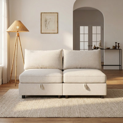 FlexiNest Upholstered 61'' Sofa