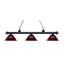 Luminaire suspendu linéaire à 3 lumières pour table de billard Chevelle-22737241-22737240-22737236