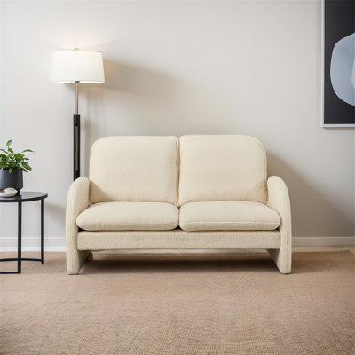 59" Sherpa Loveseat Sofa