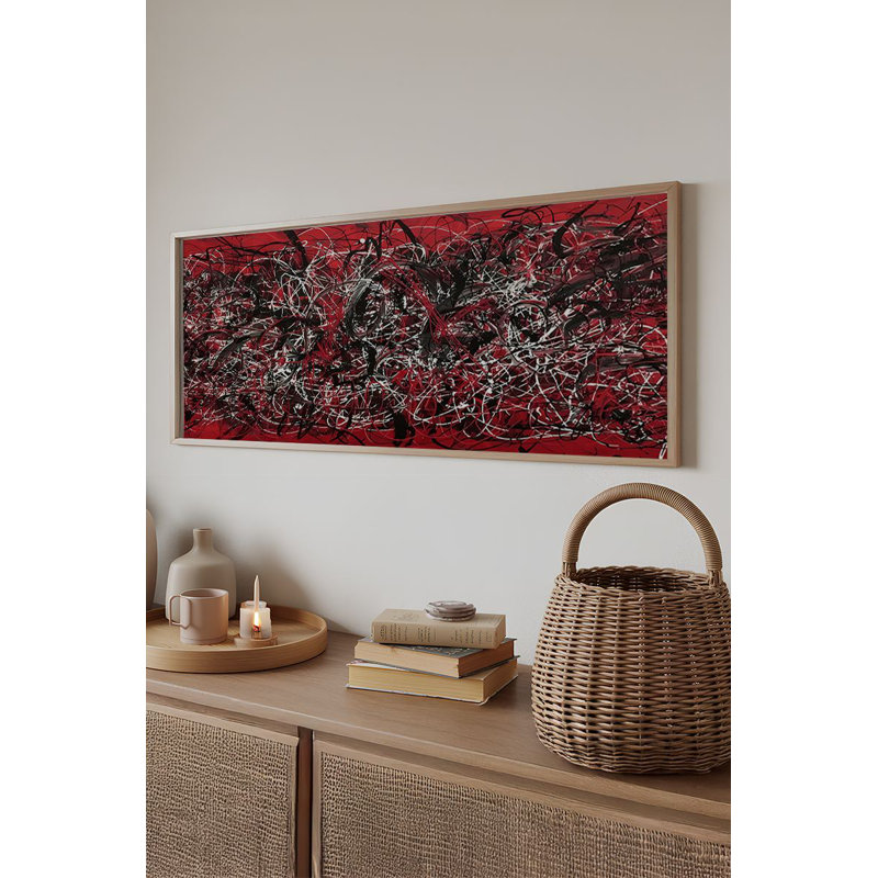 Peinture décorative encadrée
