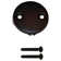 1-1/2" x 12" Sch. 40 ABS-Toe Bathtub Leg Drain with Two-Hole Overflow