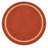 Wiedman Hand Woven Jute Eco-Friendly Solid Area Rugs - Round, Orange Color, Contemporary Modern Design, Low Pile, Natural Fiber, Outdoor Indoor Handmade Area Rugs for Living Room, Bed Room-783392166