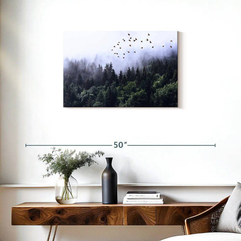 Paysage forestier apaisant Kerrick, H 20 po x l 30 po