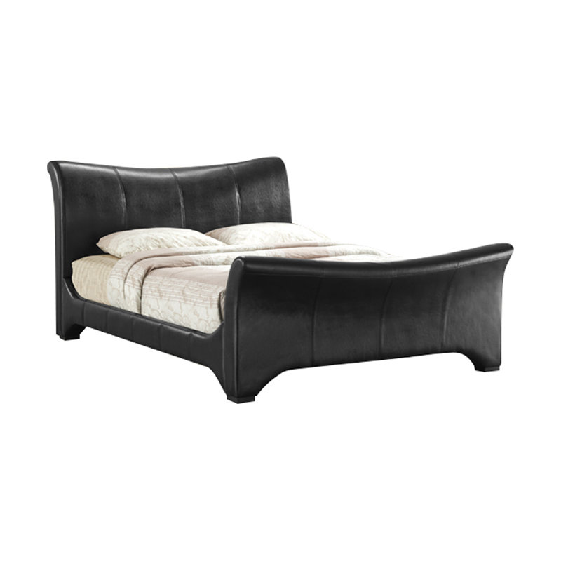 Upholstered Bed, Super King (6'), Black