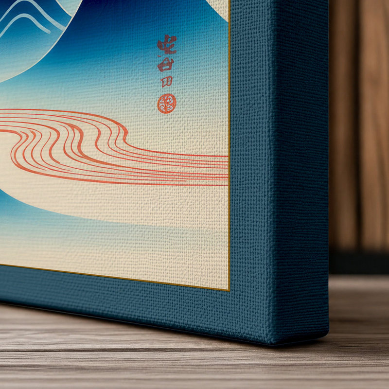 Print, 24x16 - 61.0 x 40.6 cm, Teal Border
