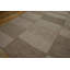 Tapis beige / gris en laine noué à la main de conception unique 9 pi x 12 pi