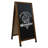 57" X 27" Chalkboard With Chalk And Eraser - Whitewash-135719915