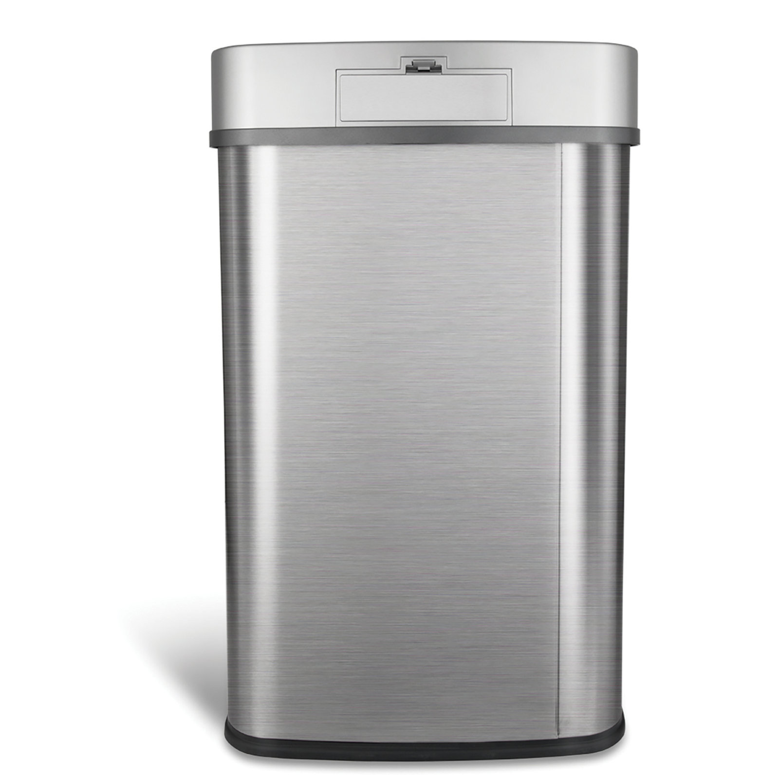 Nine Stars 13.2 Gallon Stainless Steel Motion Sensor Trash Can, Gray